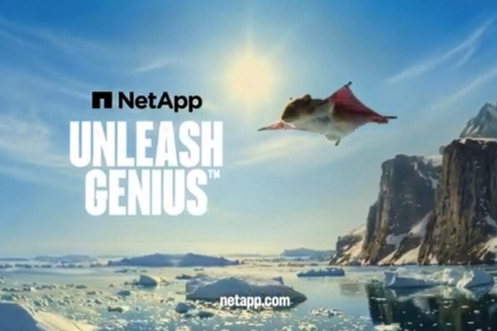 Unleash Genius, Net App AI video for Superbowl 2026